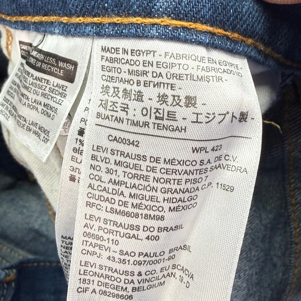 Levi's‎ 541 Athletic Taper Mens 30x32 Blue Medium Wash Stretch Jeans